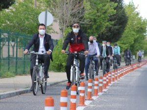 Üniversiteden bisiklet turu etkinliği