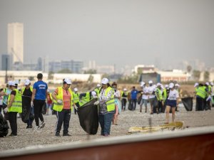 Mersin’de sahil temizliği yapıldı