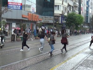 Eskişehir’de yağmur maratonu