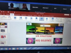 Köy okullarından şiir dinletisi