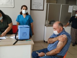 Karpuzlu’da aşılamaya ilgi büyük