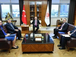 Bakan Muş, ABD Büyükelçisi Satterfield ile görüştü