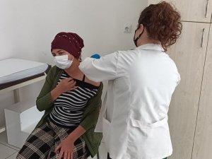 Kırşehir’de Aile Sağlığı Merkezlerinde Biontech aşıları yapılıyor