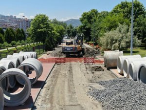 ’Canik Yağmur Suyu Kolektör Hattı’nın ilk etabı tamam