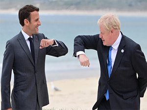 Johnson ile Macron’dan G7 görüşmesi