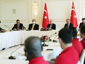 Cumhurbaşkanı Erdoğan, Anadolu Efes’i kabul etti