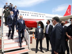 Dışişleri Bakanı Çavuşoğlu, Libyalı mevkidaşı Manguş ile görüştü