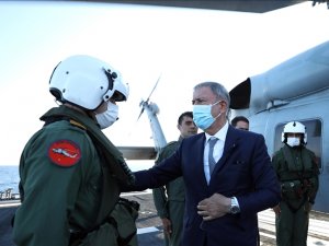 Bakan Akar, Libya Görev Grup Komutanlığını ziyaret etti