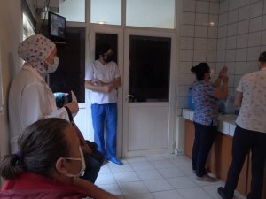 Kırsalda aşı mesaisi