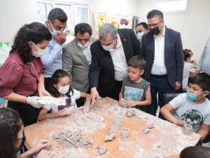 Başkan Beyazgül Halfeti’de temaslarda bulundu