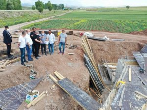 Başkan Aşgın, Koçhisar isale hattındaki çalışmaları inceledi