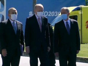 Cumhurbaşkanı Erdoğan, NATO Karargahı’nda