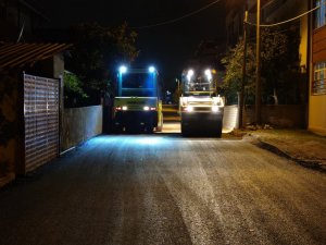 Derince’de üstyapı çalışmaları sürüyor