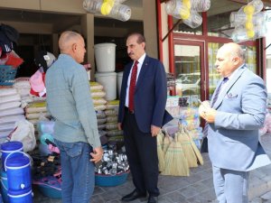 Başkan Yalçınkaya’dan esnaf ziyareti