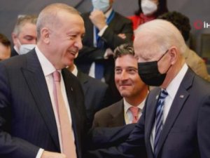 Cumhurbaşkanı Erdoğan, Biden ile sohbet etti