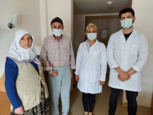 Felçli hasta artık yürüyebiliyor