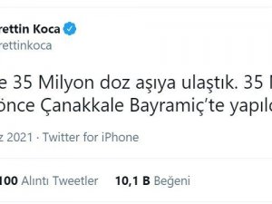 Türkiye’deki 35 milyonuncu Covid-19 aşısı Çanakkale’de yapıldı