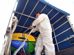 Kemer’de dezenfekte çalışmalarına ara verilmiyor