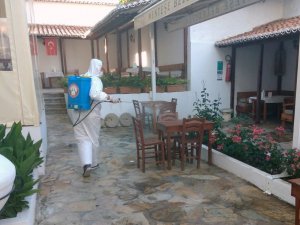 Kültür Evlerinin Dezenfeksiyonları yapılıyor