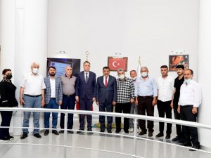 AK Parti yerel yönetimlerden Başkan Gürkan’a ziyaret