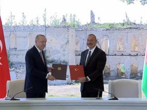 Erdoğan ve Aliyev, Şuşa Beyannamesini imzaladı