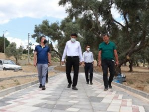 Başkan Özcan saha çalışmalarını yerinde inceledi