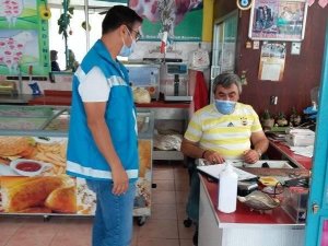 Şaphane’de toplu iş yerlerinde denetim