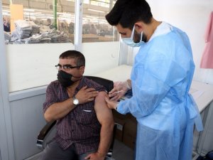 Yozgat Organize Sanayi Bölgesinde aşılama çalışması başladı