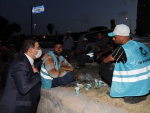 Başkan Canpolat asfaltlama çalışmalarını yerinde inceledi