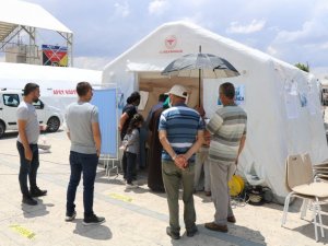 Kırşehir’de çadırda aşı seferberliği