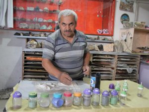 Taş tozları sanat eserine dönüşüyor