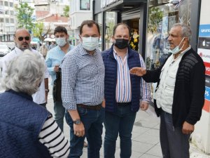 Başkan Yüksel çarşı esnafının sorunlarını dinledi