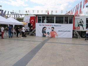 Mobil Aşı Tırı Aydın’da hizmete girdi