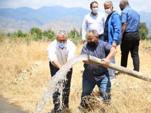 Gölhisar tarımsal sulama kuyusu faaliyete geçti