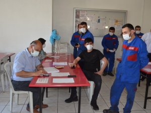 OSB ve sanayi bölgelerinde mobil aşı uygulanıyor