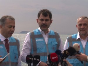 Bakan Kurum: "Marmara 10 gün öncesine göre daha temiz"