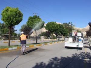 Van Büyükşehir Belediyesinden ilaçlama çalışmaları