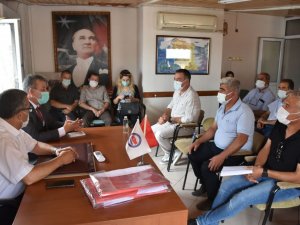 MUSKİ Genel Müdürü Ülgen, Milaslı muhtarlarla görüştü