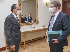 Cumhurbaşkanlığı Sözcüsü Kalın, AB Komisyonu Kabine Şefi Seibert ile görüştü