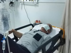 Samsun’da kenenin ısırdığı çiftçi hastanelik oldu