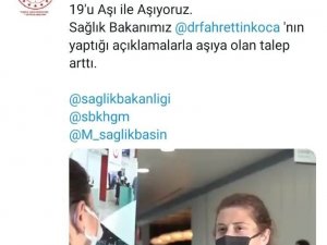 Mersin Şehir Eğitim ve Araştırma Hastanesi çalışanları aşı mutluluğuna mikrofon uzattı