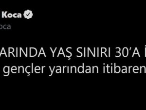 Aşı randevularında yaş sınırı 30’a indi