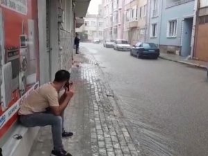 Kırklareli’nde aniden bastıran yağmur hayatı olumsuz etkiledi