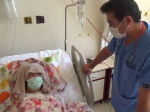 Safra kesesi şikayeti ile geldi, karnından 15 kilonun üzerinde tümör çıktı