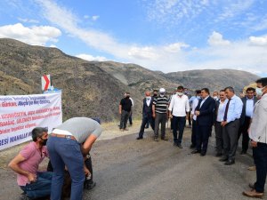 Başkan Gürkan, Kale ilçesindeki çalışmaları inceledi