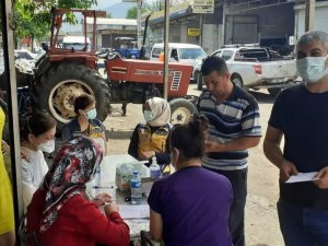 Osmaniye’de sanayi sitesinde ‘yerinde aşı’ uygulaması