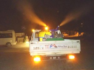 Mut’ta sinek ve haşereyle mücadele