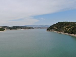 Ankara barajlarının doluluk oranı havadan görüntülendi