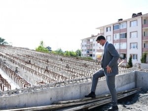 Ataevler köprüsünde çalışmalar hızla ilerliyor