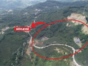 80 yıllık heyelan böyle durdu